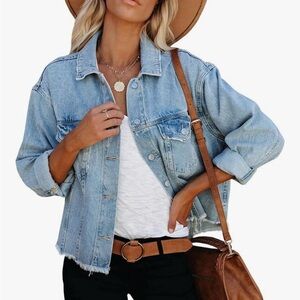 Cute and trendy! NWT Denim Jean Jacket